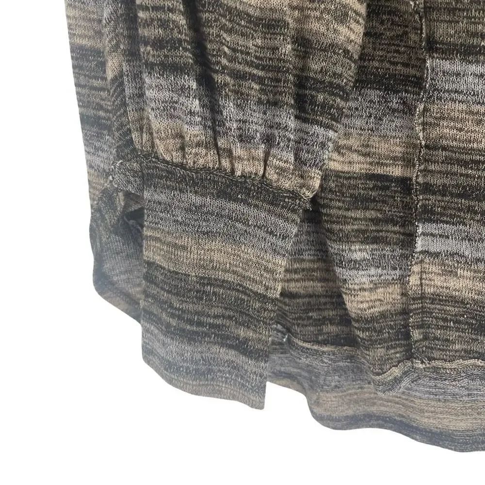 Free People Carolina Hacci striped sweater knit top medium